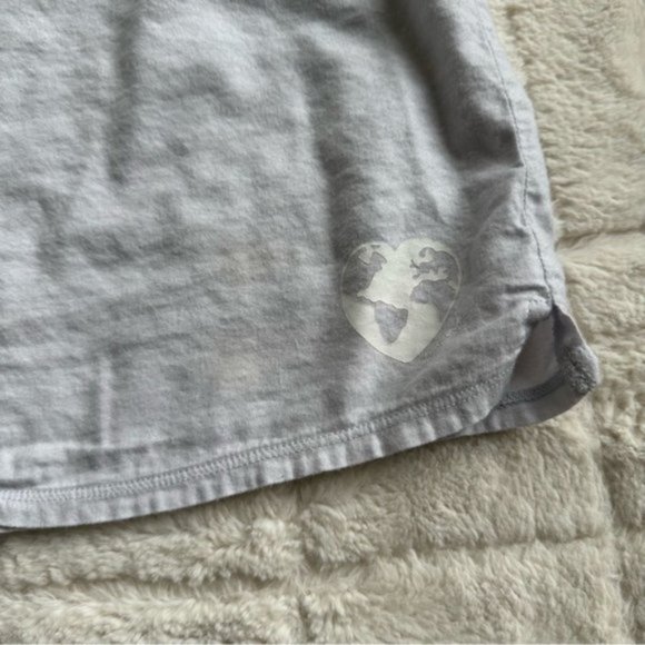 Victoria's Secret PINK | Lavender Gray Cozy Sleep Boxy Shorts | Size Extra Large - Picture 2 of 11